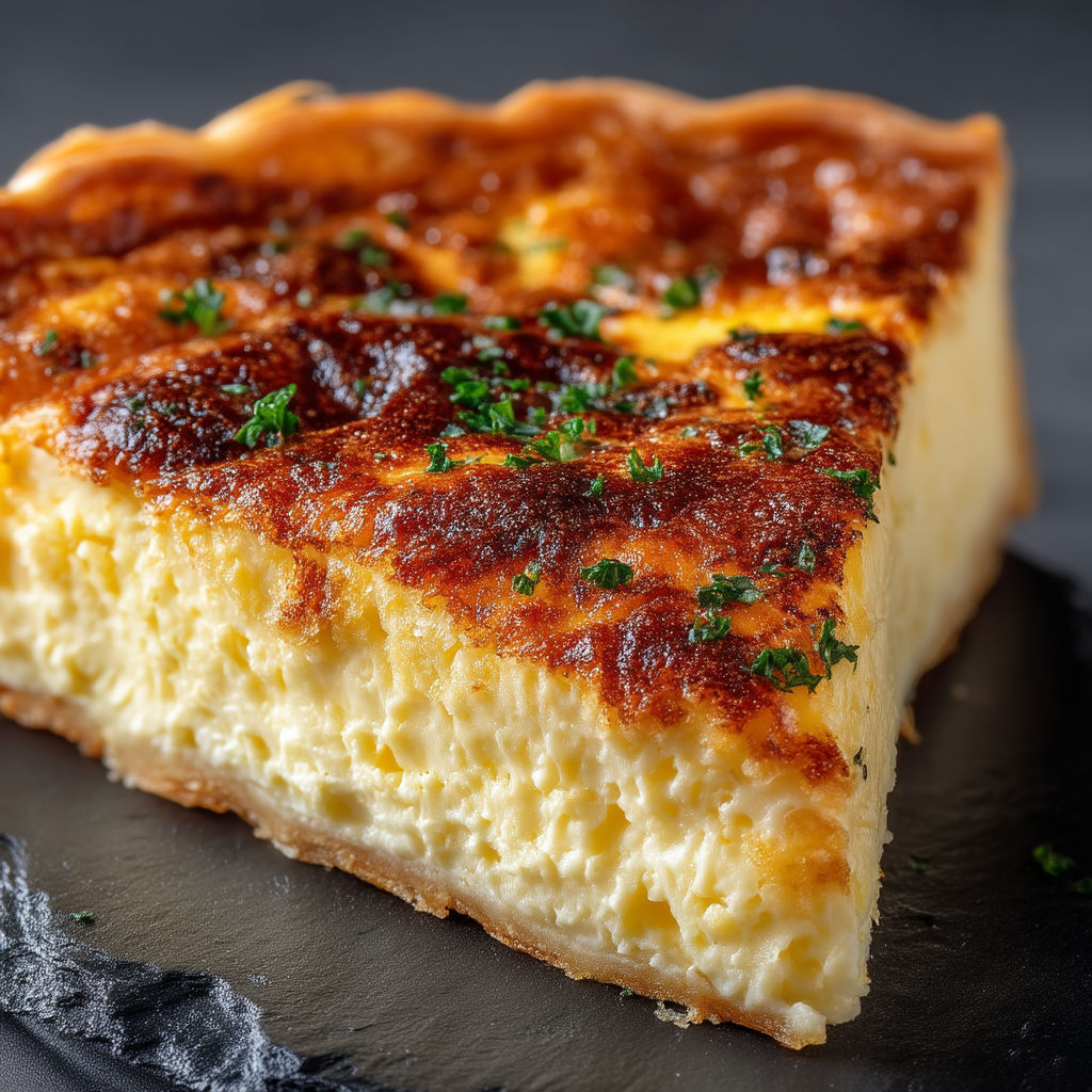 A slice of pie with a burnt crust.