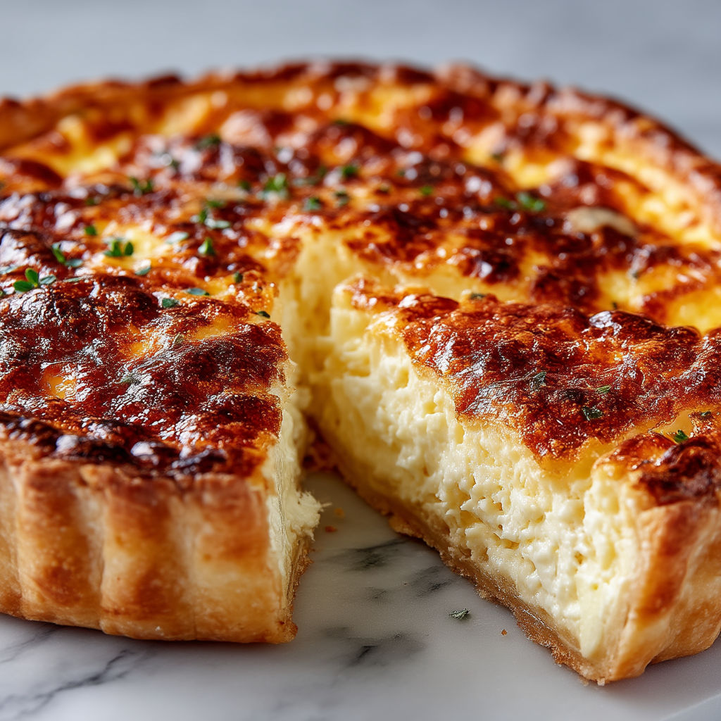 A slice of pie with a golden crust.