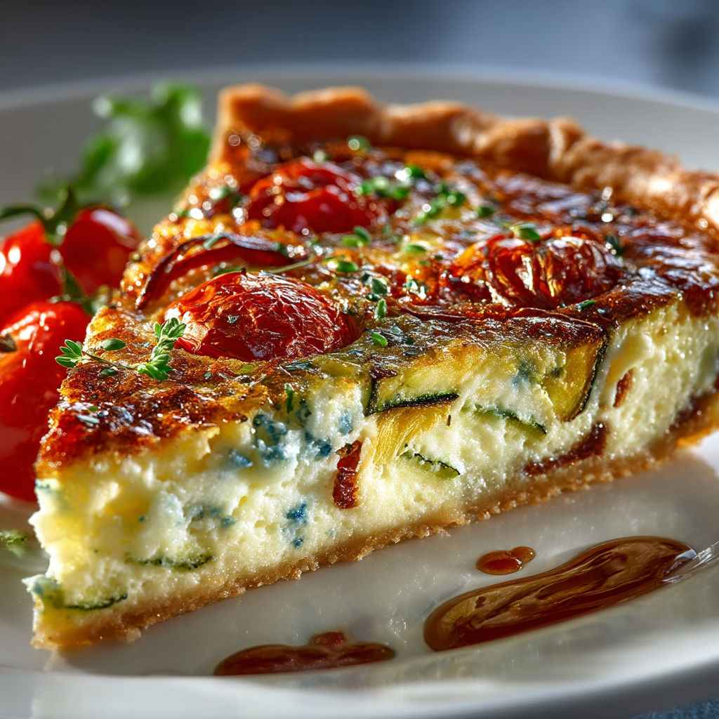 A slice of pizza with tomatoes and cheese.