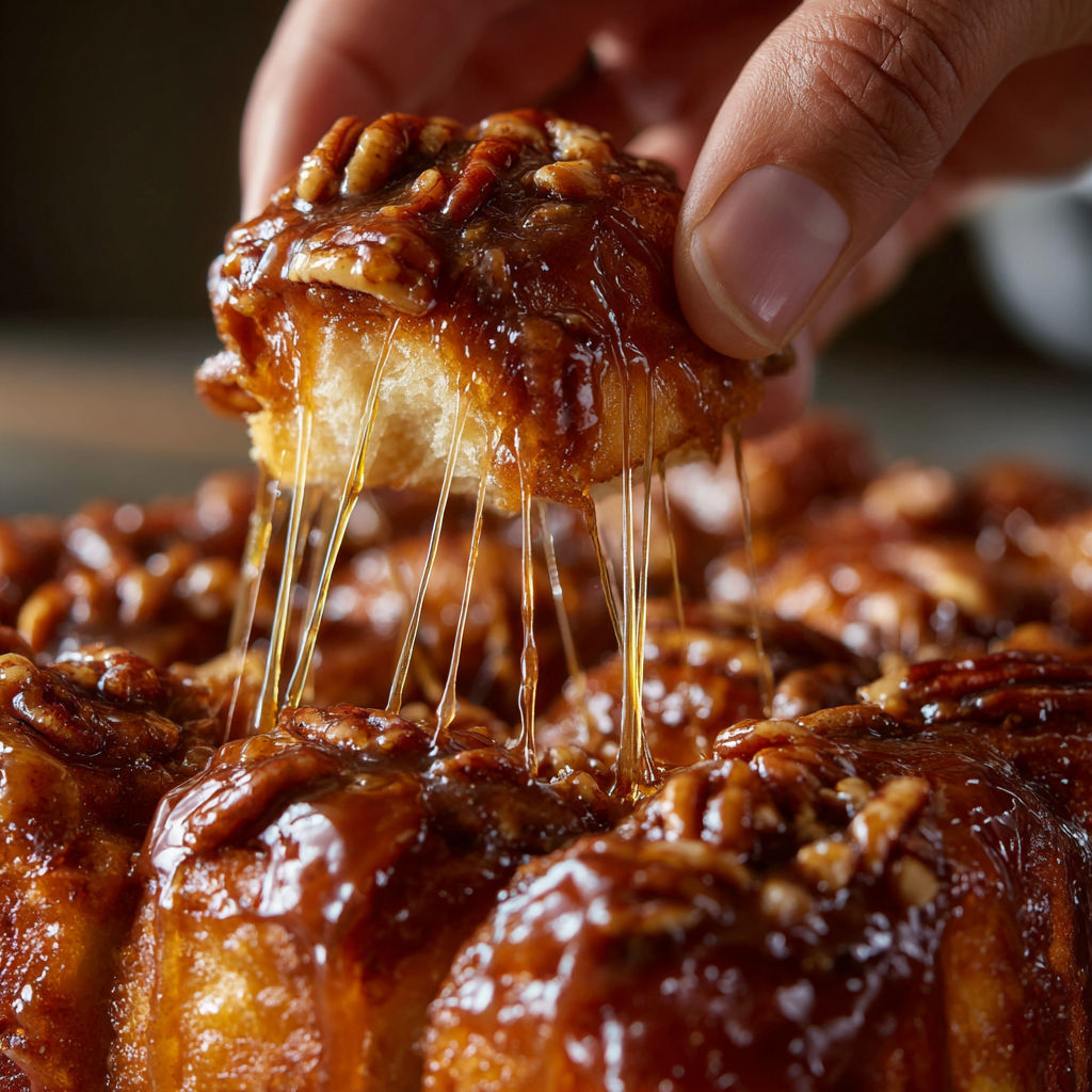 A hand is holding a piece of cake.