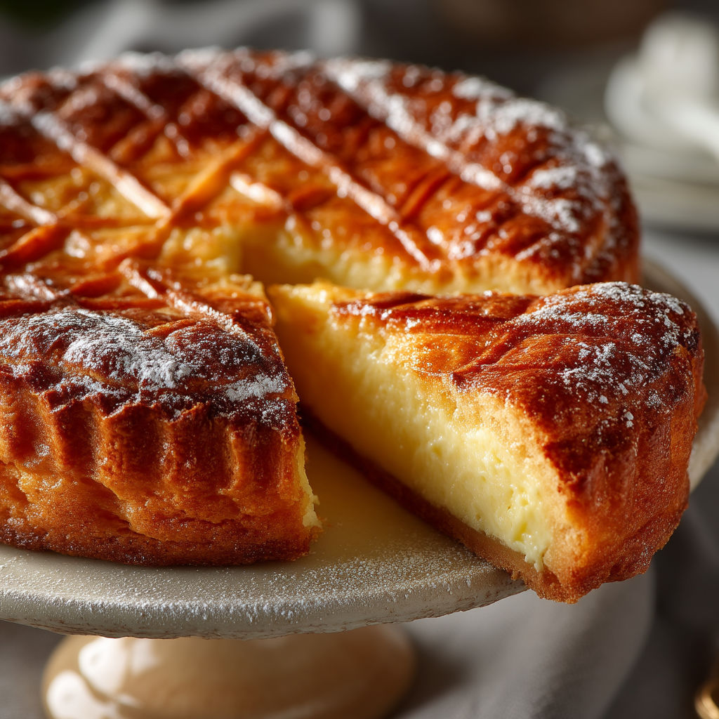 A slice of cake on a plate.