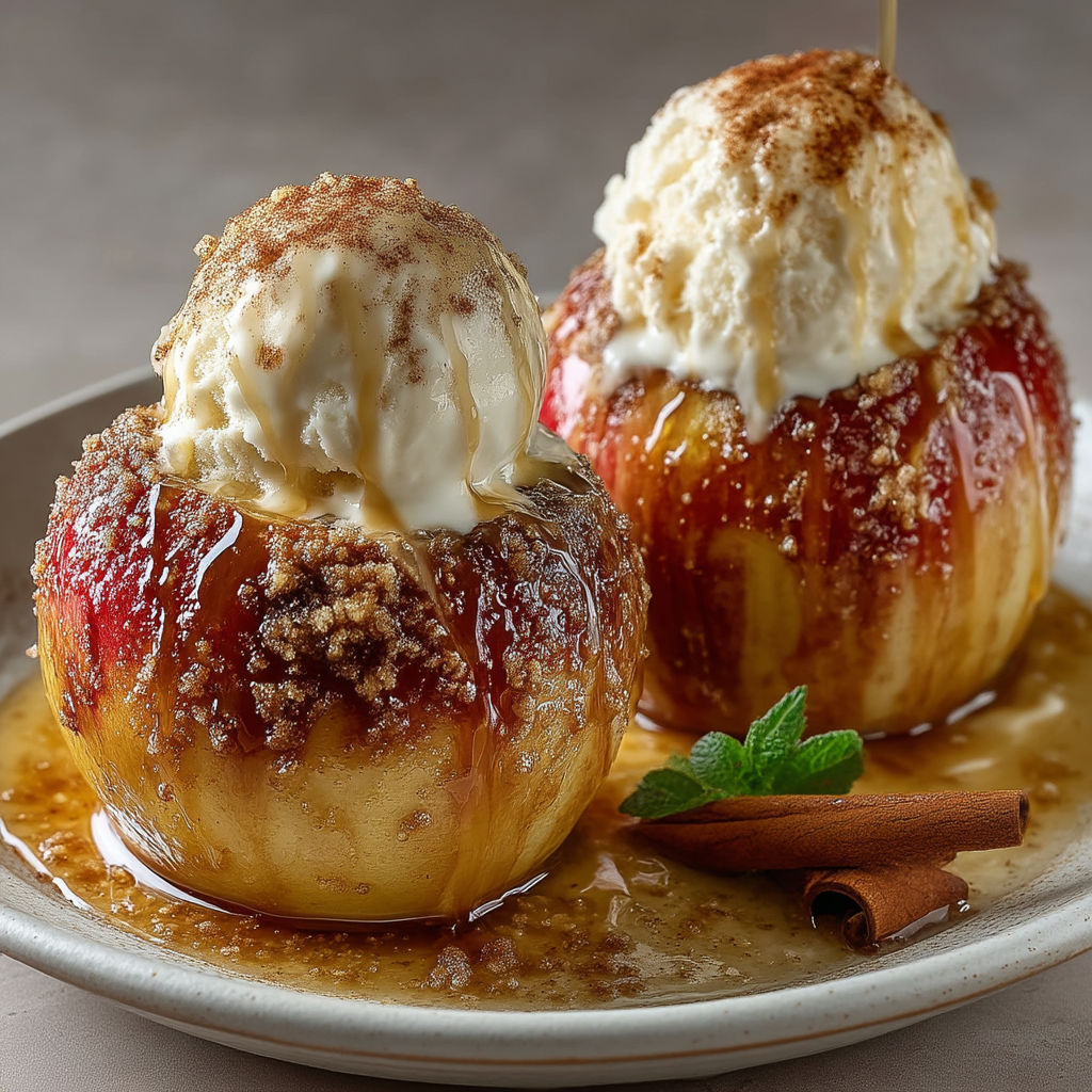 Two desserts on a plate.