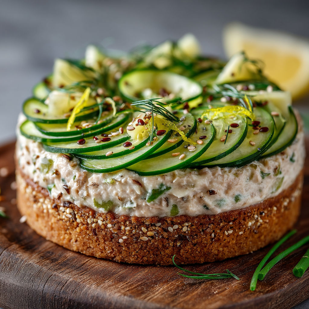 A slice of cake with zucchini and lemon.