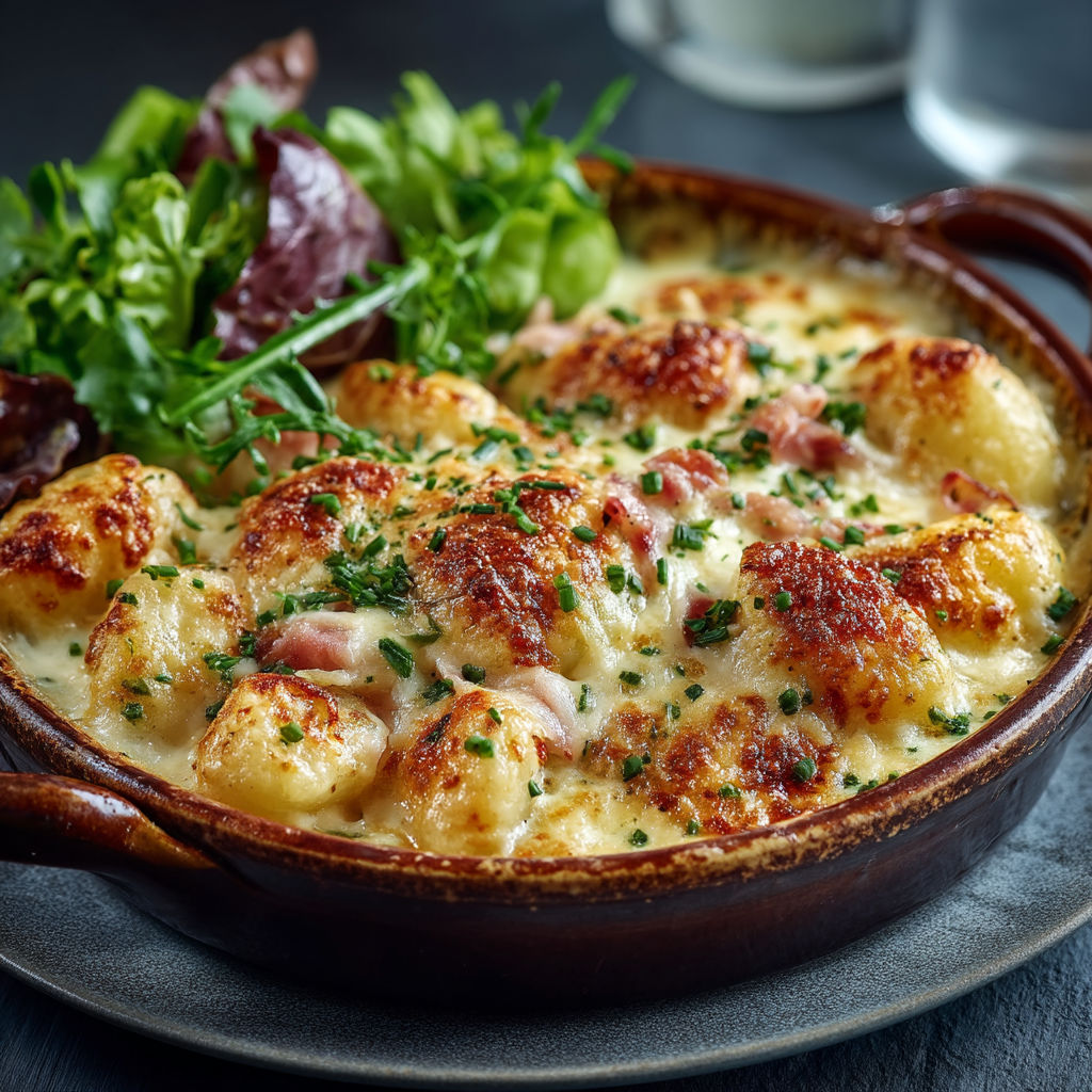A bowl of food with a salad and pasta.