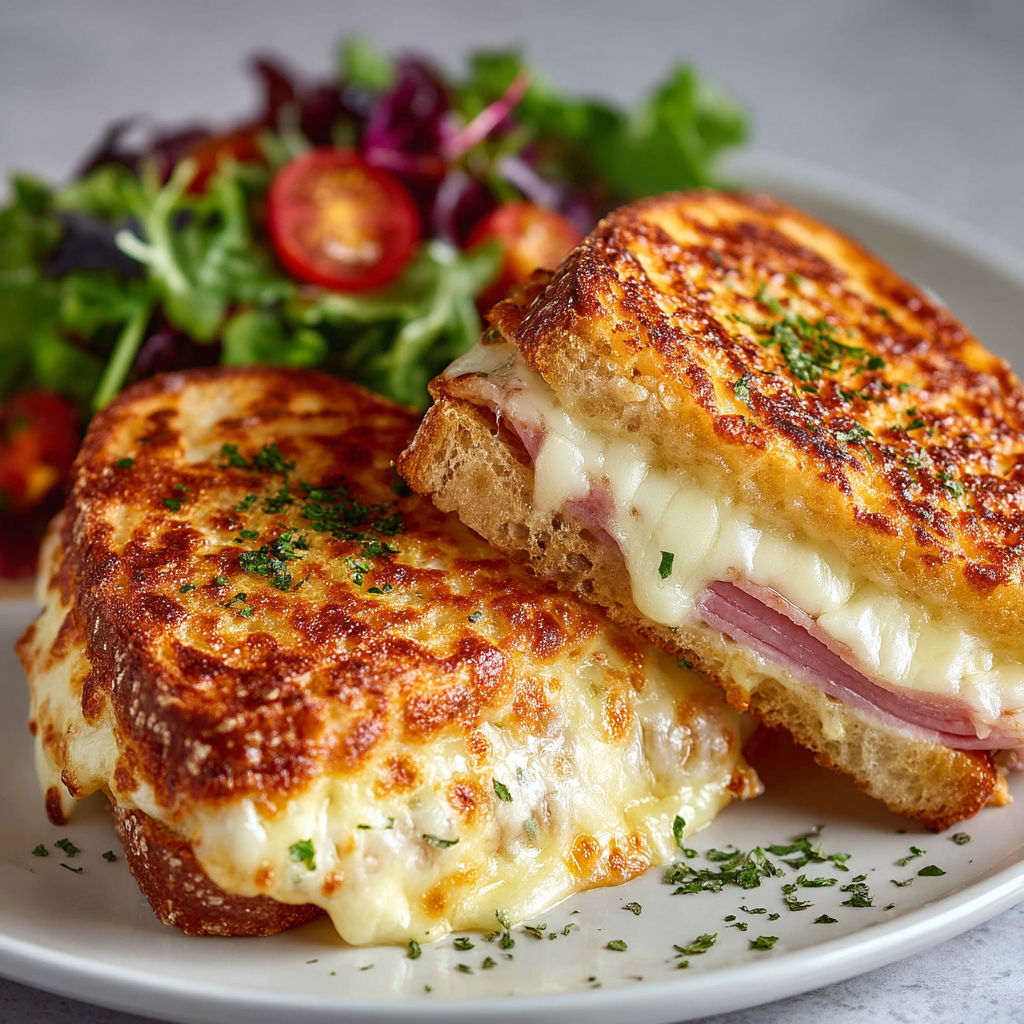 A plate of food with a sandwich and salad.