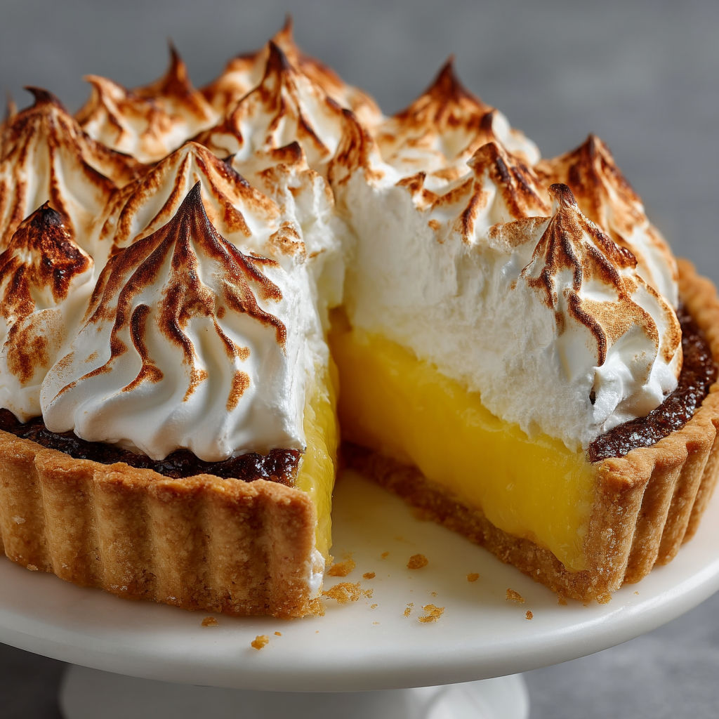 A slice of pie with a yellow filling.