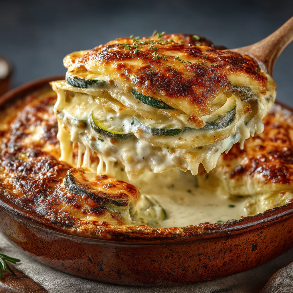 A dish of food with a fork on the side.