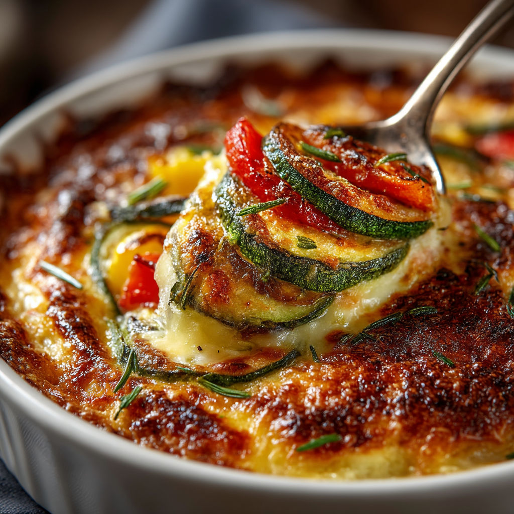 A bowl of food with a fork in it.