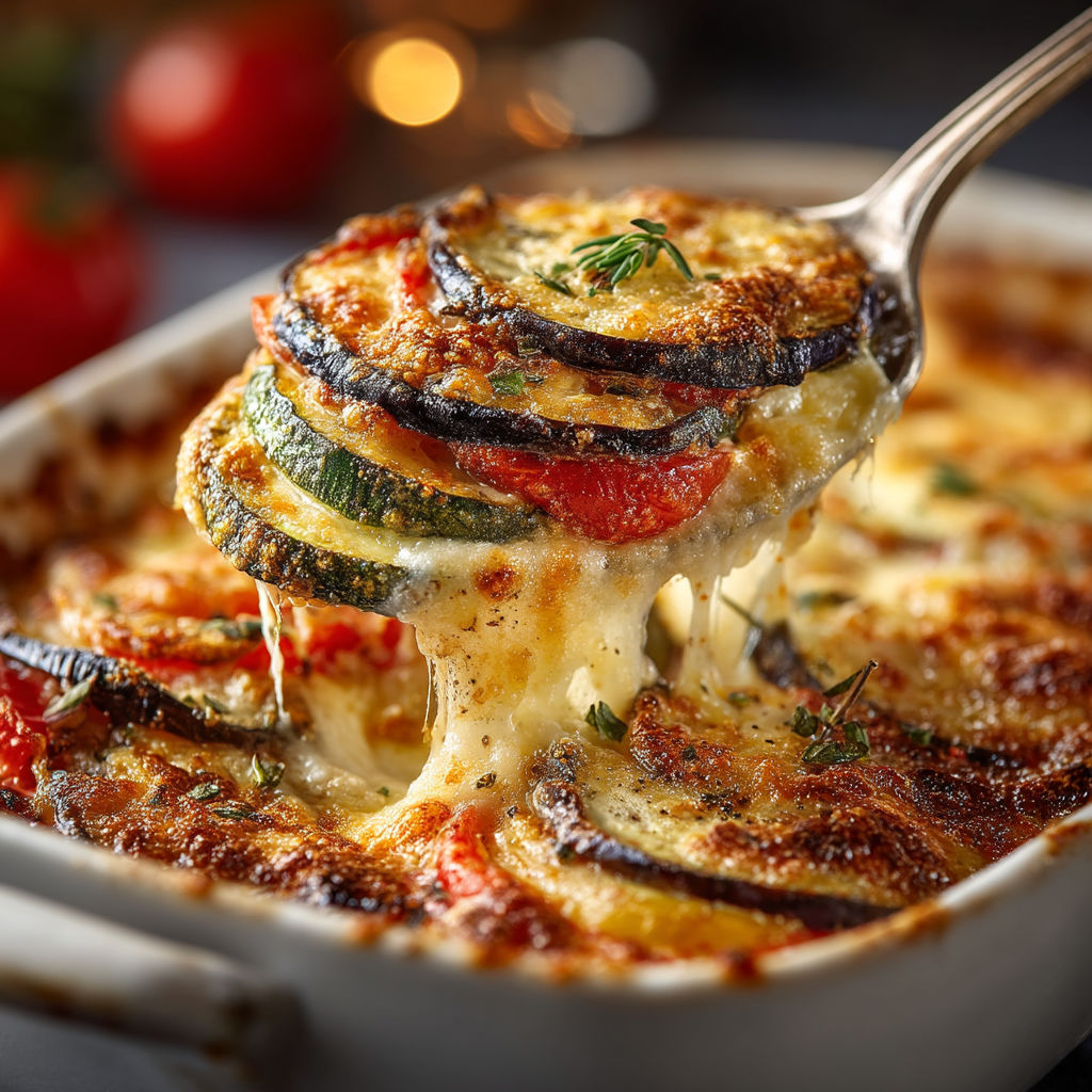 A dish with a fork in it.