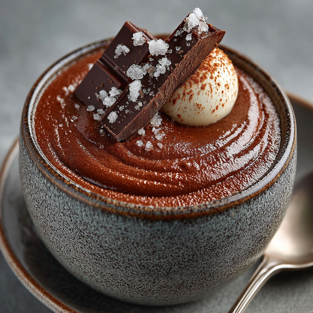 A cup of chocolate with a white dollop on top.