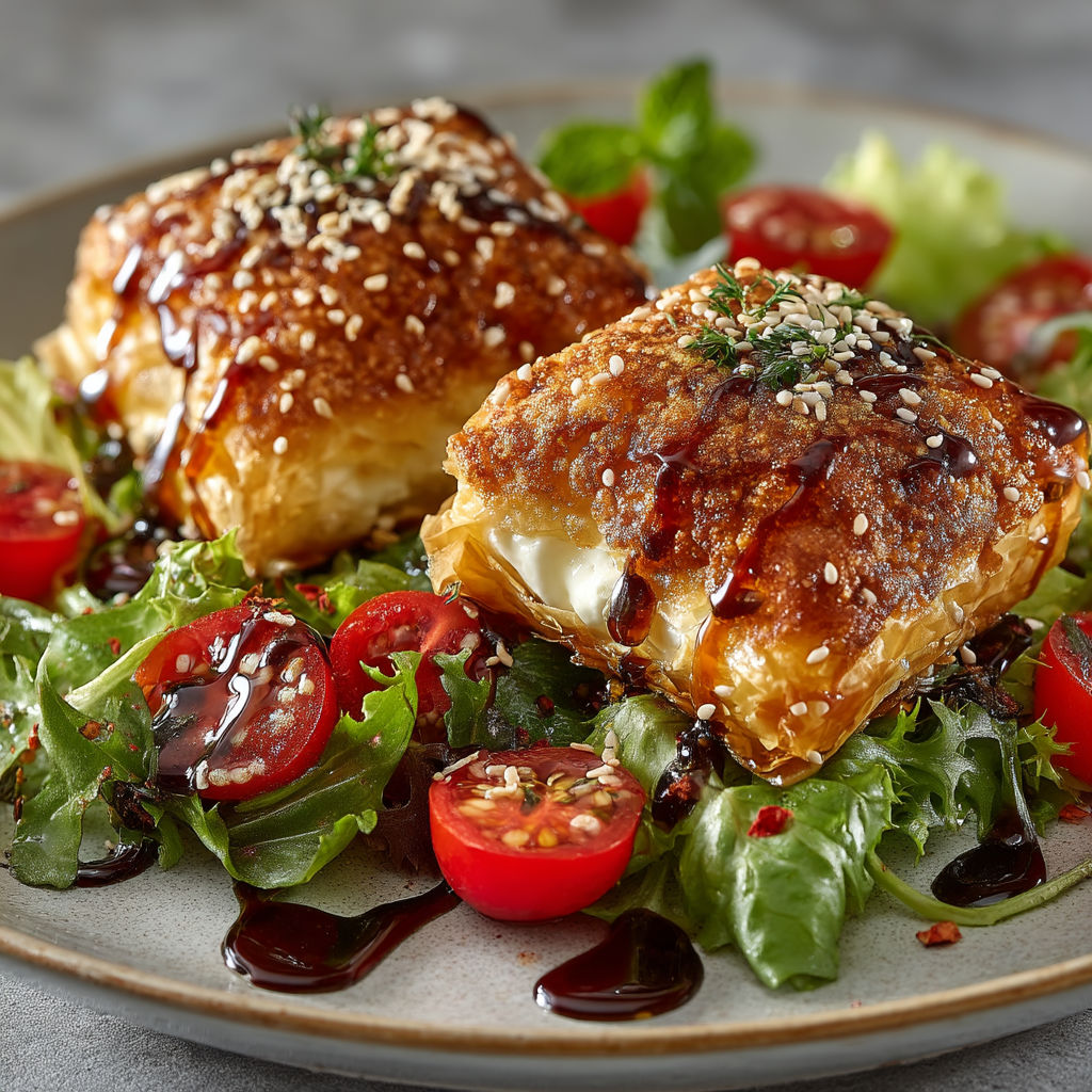 A plate of food with tomatoes and lettuce.