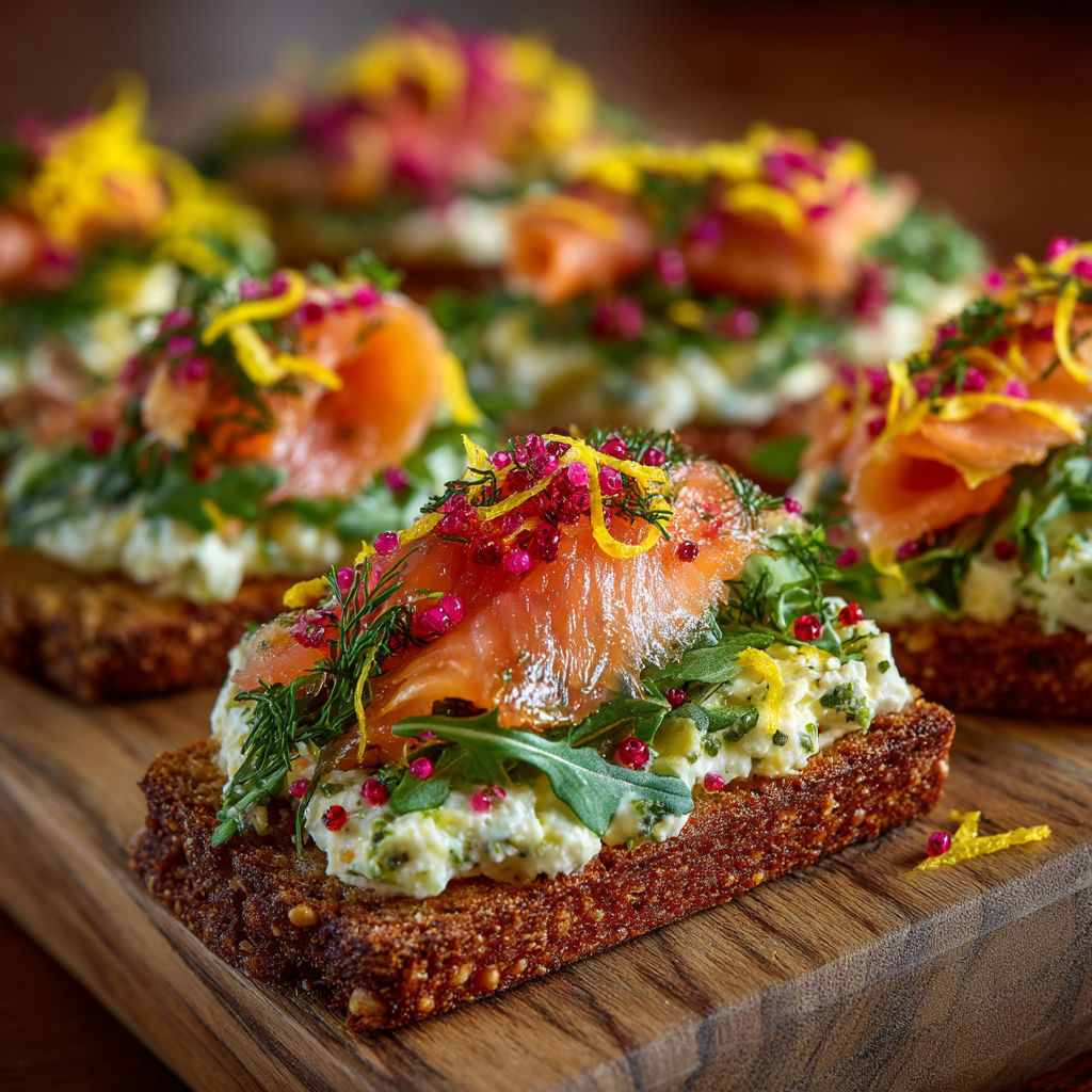 A plate of food with a salad on top.