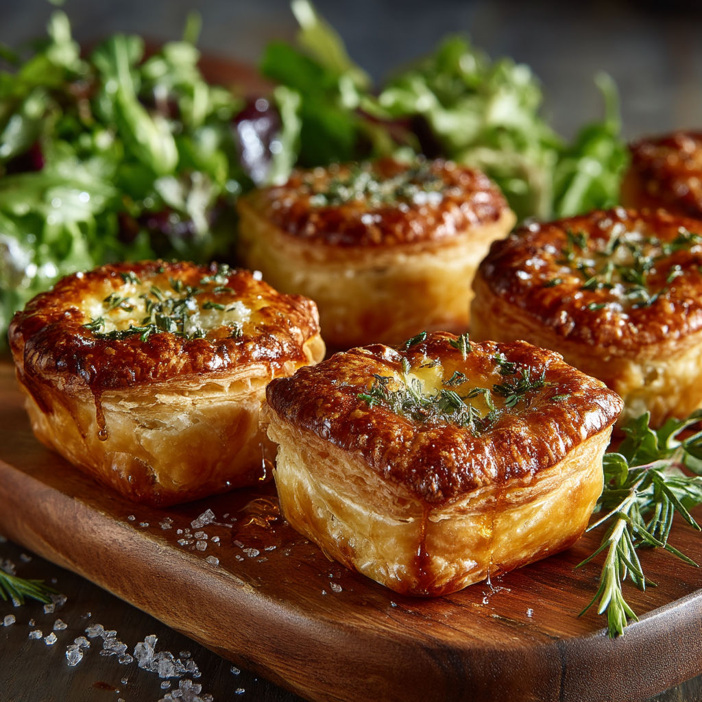 A plate of food with a salad and a pastry.