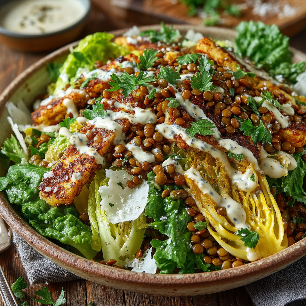 A bowl of food with lettuce, beans, and cheese.