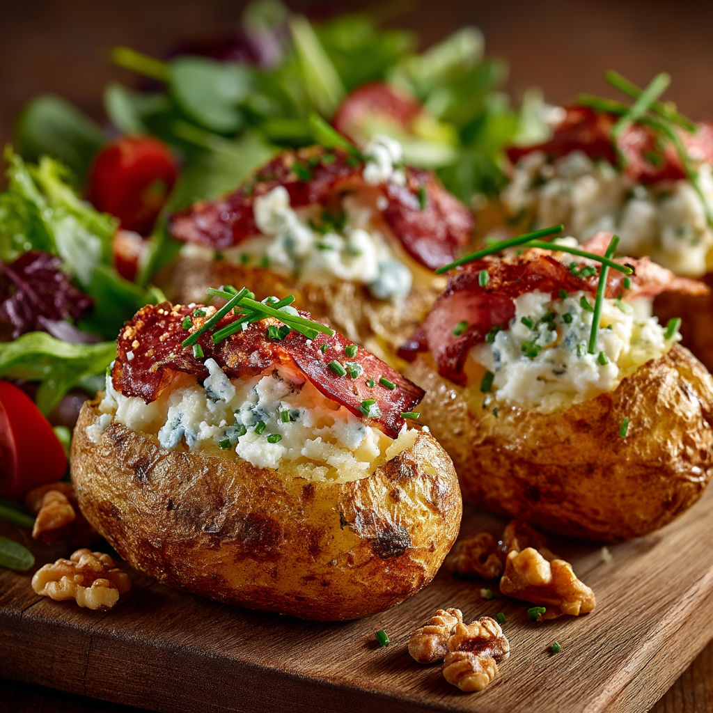 A plate of food with bacon and cheese.