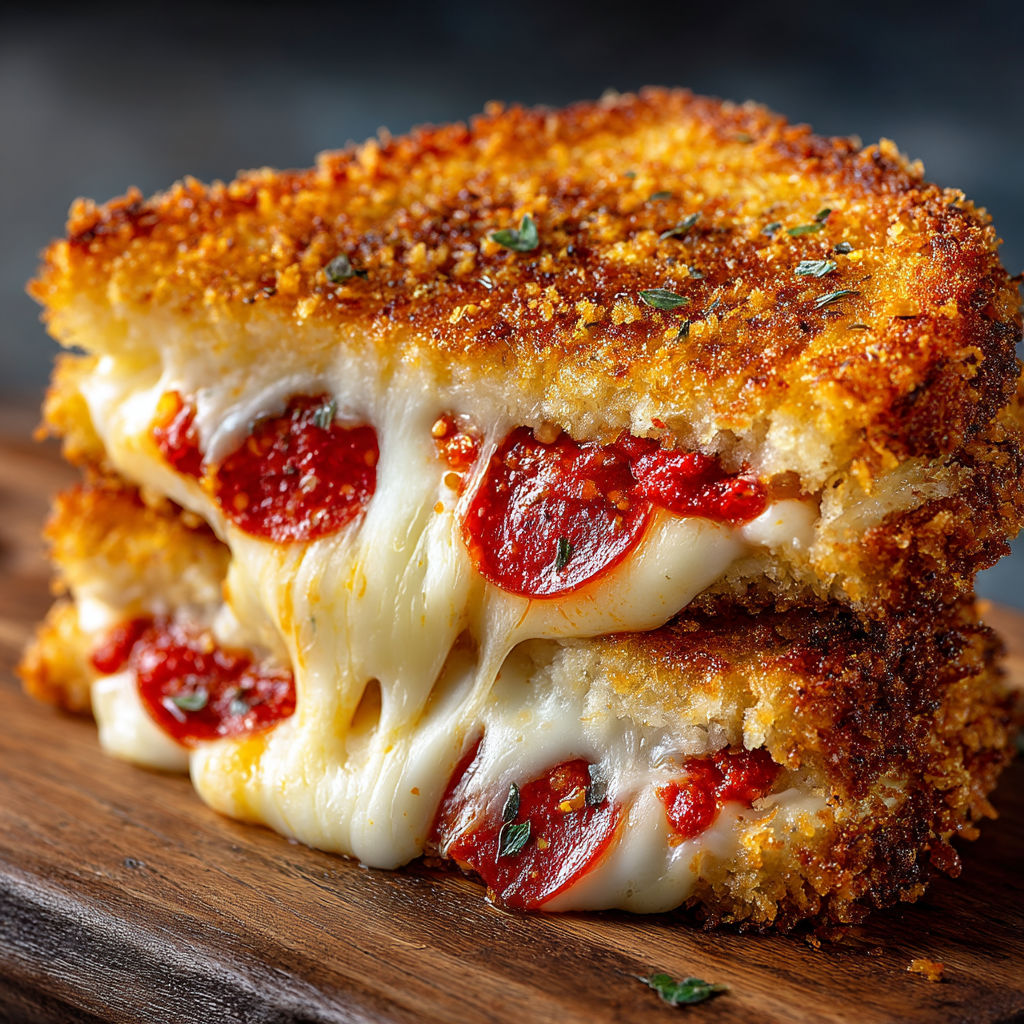 A slice of pizza with cheese and pepperoni on a wooden table.