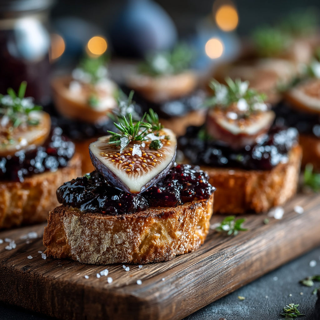 A plate of food with a blueberry on top.