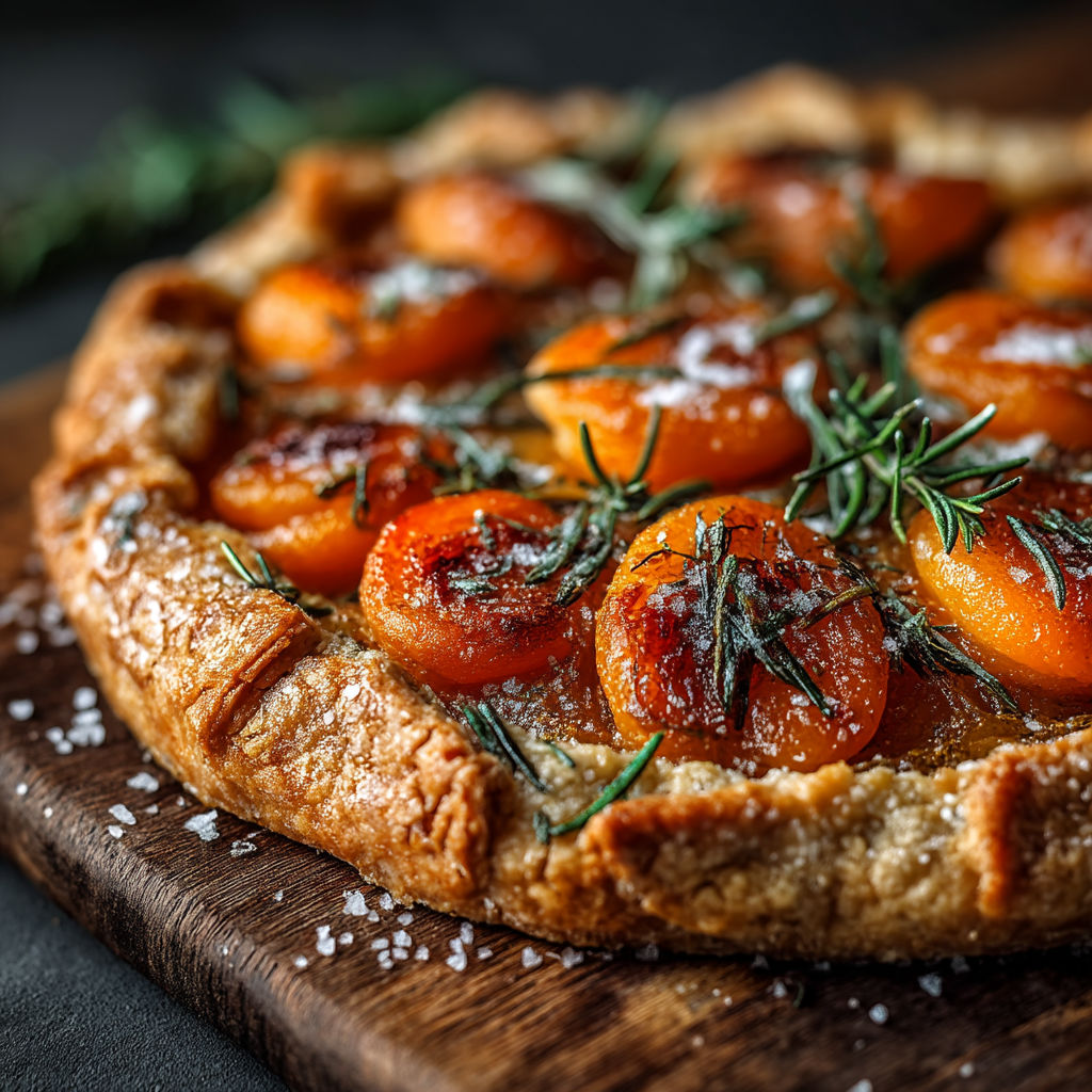 A pizza with a variety of toppings.