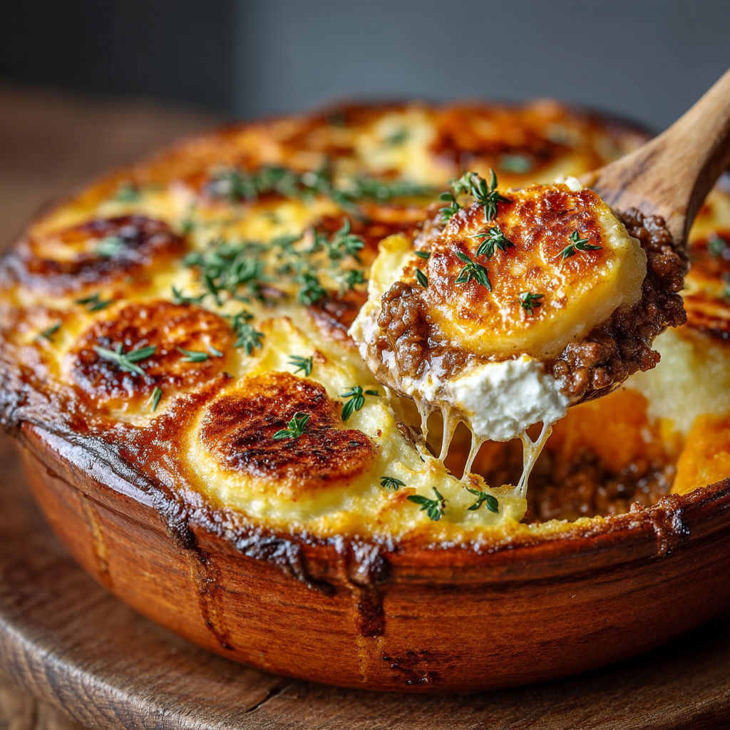 A wooden bowl filled with a delicious meal.