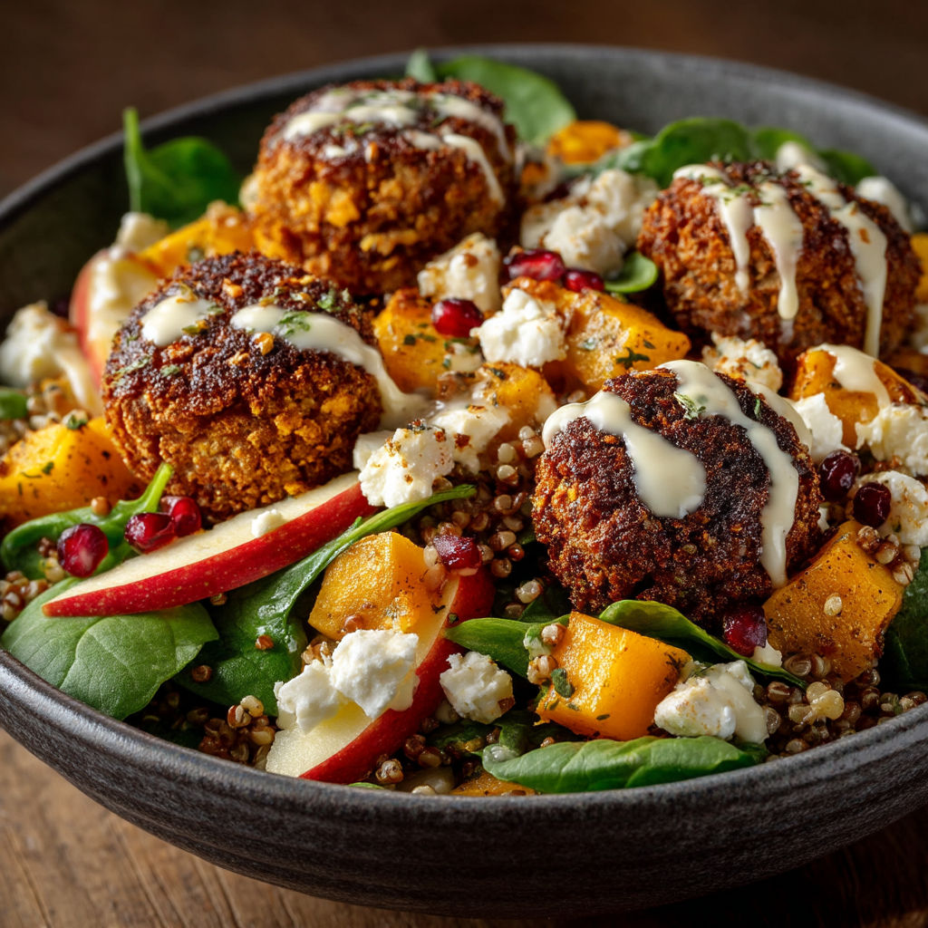A bowl of food with a variety of ingredients.
