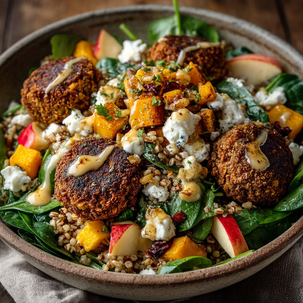 A bowl of food with a variety of ingredients.