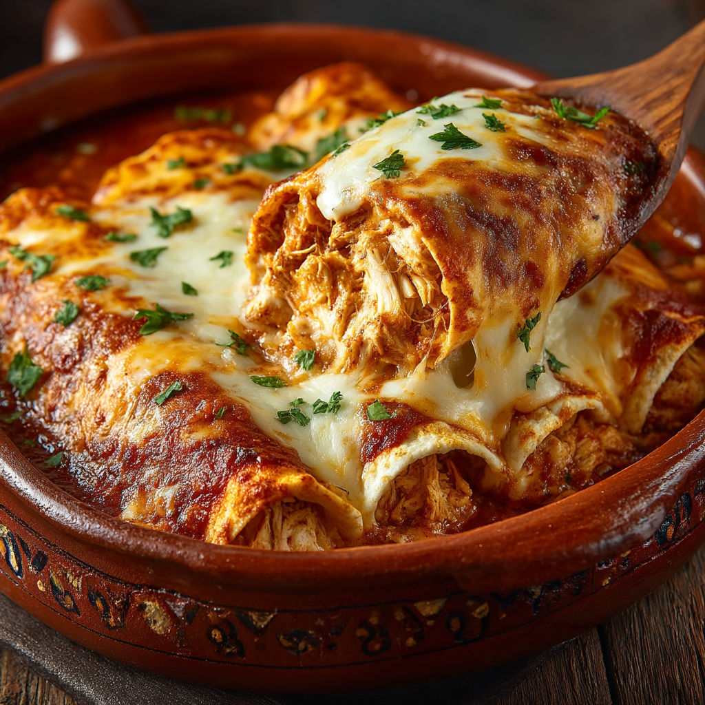 A bowl of food with a spoon in it.