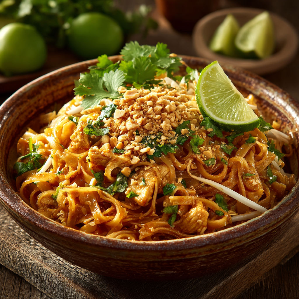 A bowl of noodles with vegetables and meat.