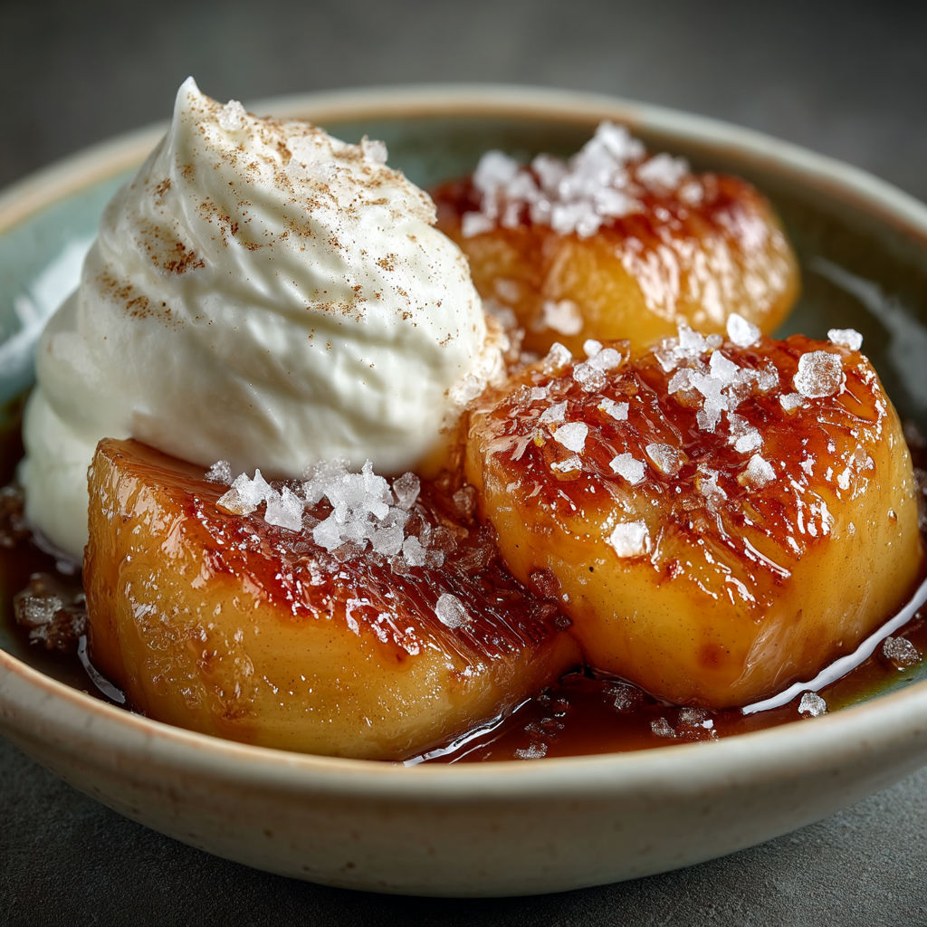 A bowl of food with a dollop of whipped cream on top.