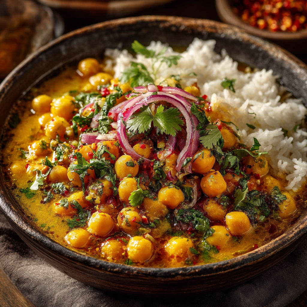 A bowl of food with rice and vegetables.