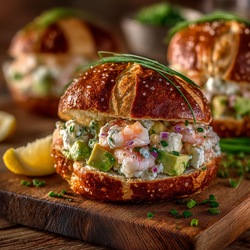 A sandwich with a piece of broccoli on top.