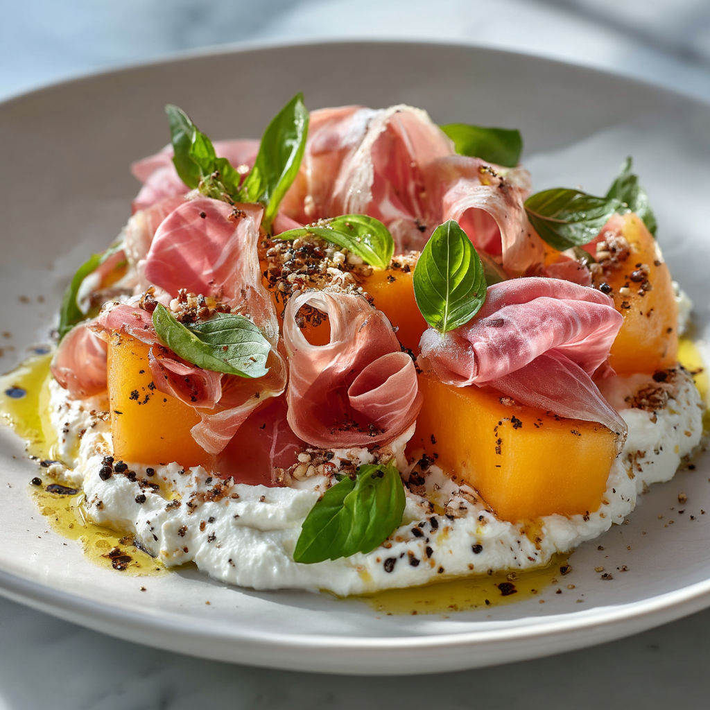 A plate of food with a variety of ingredients.