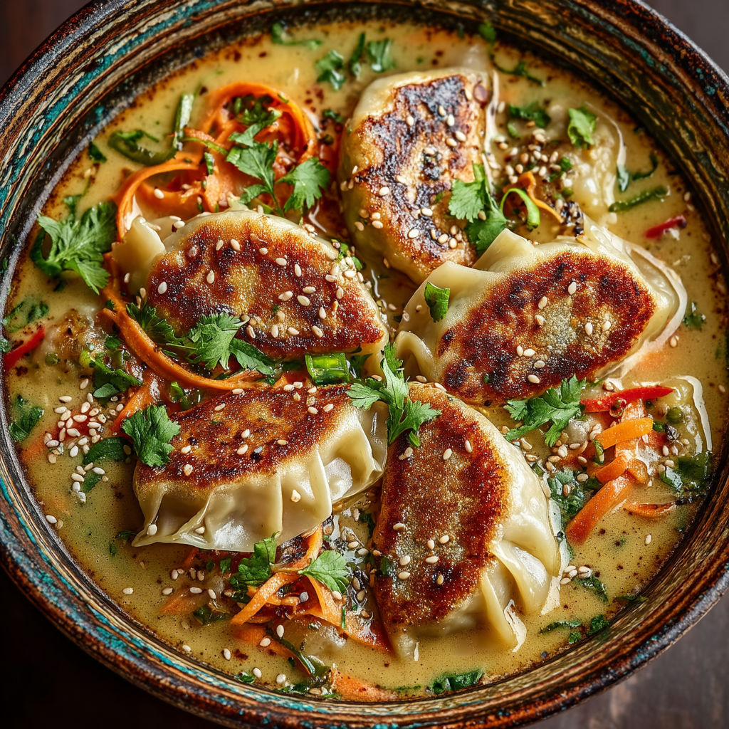 A bowl of food with a variety of ingredients.