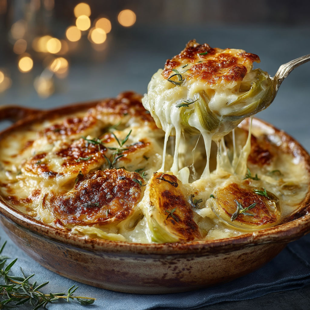 A bowl of food with a spoon in it.
