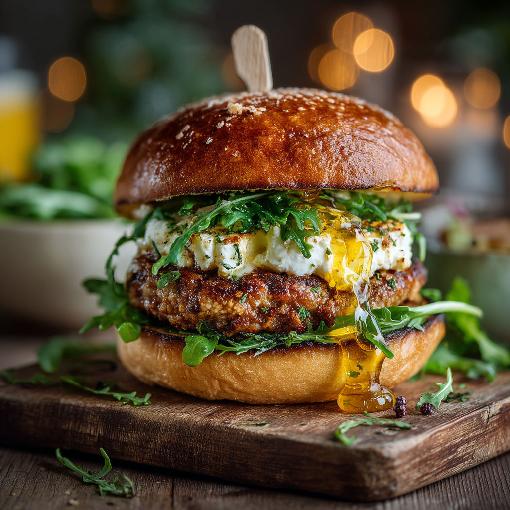 A burger with lettuce, egg, and cheese.