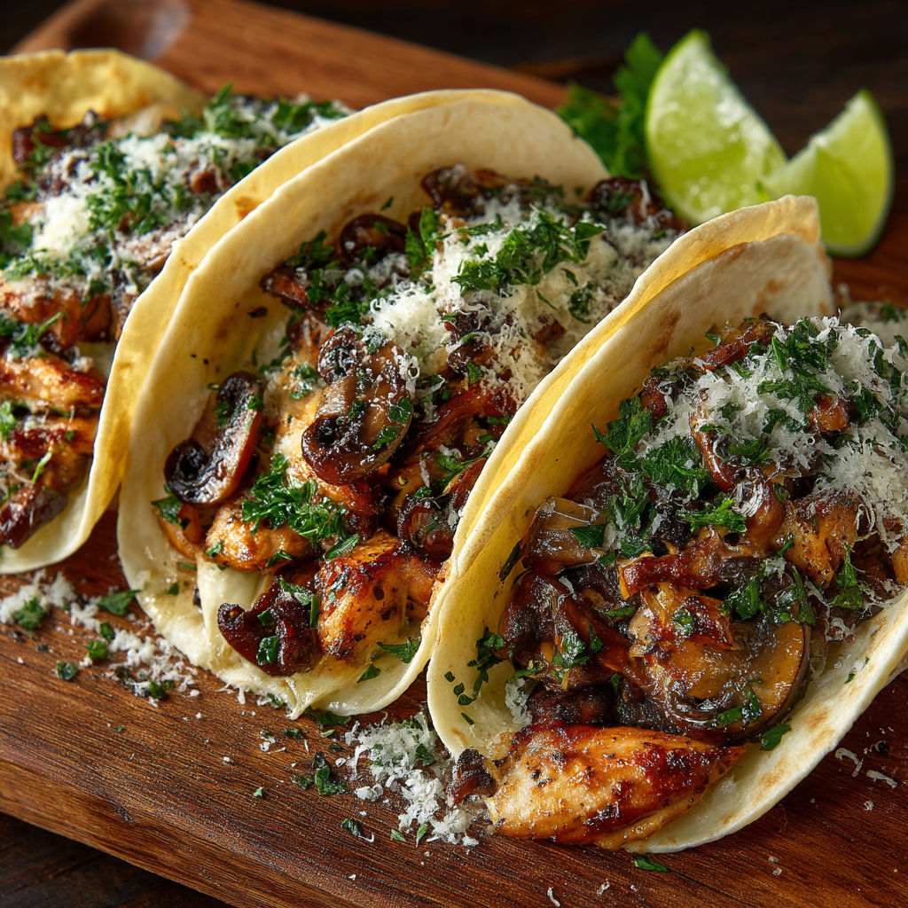 A plate of food with two tacos and a lime wedge.