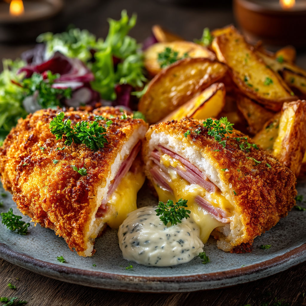 A plate of food with a sandwich and a salad.