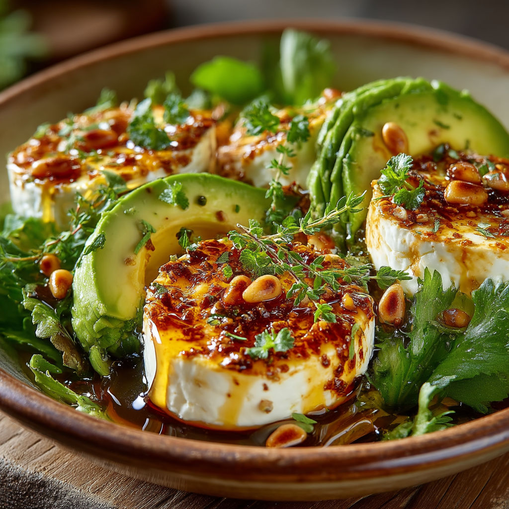 A bowl of food with a variety of ingredients.