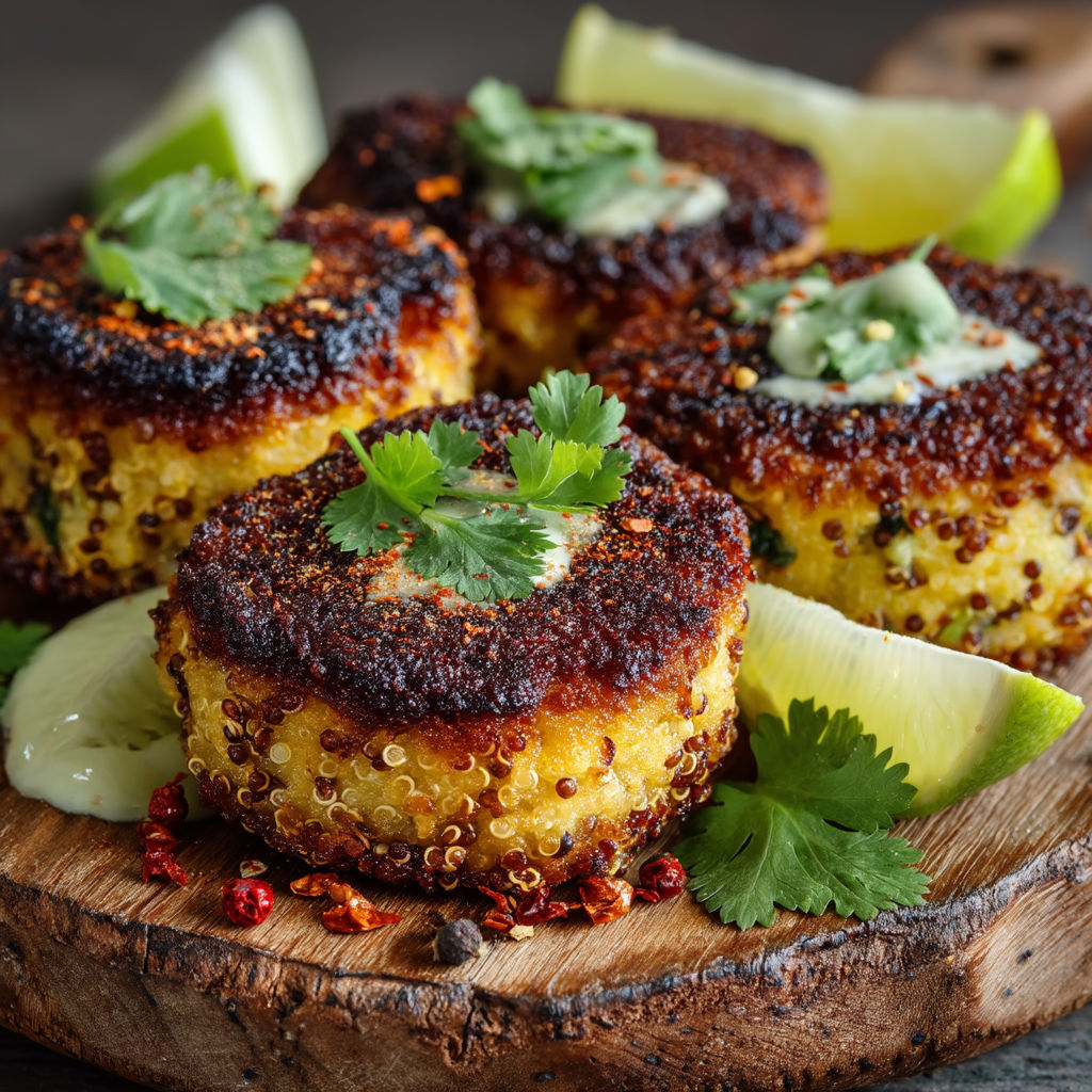 A plate of food with a slice of lime on top.