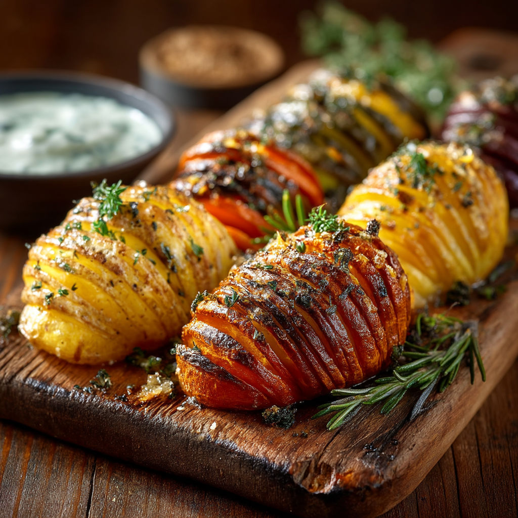 A wooden cutting board with a variety of vegetables on it.