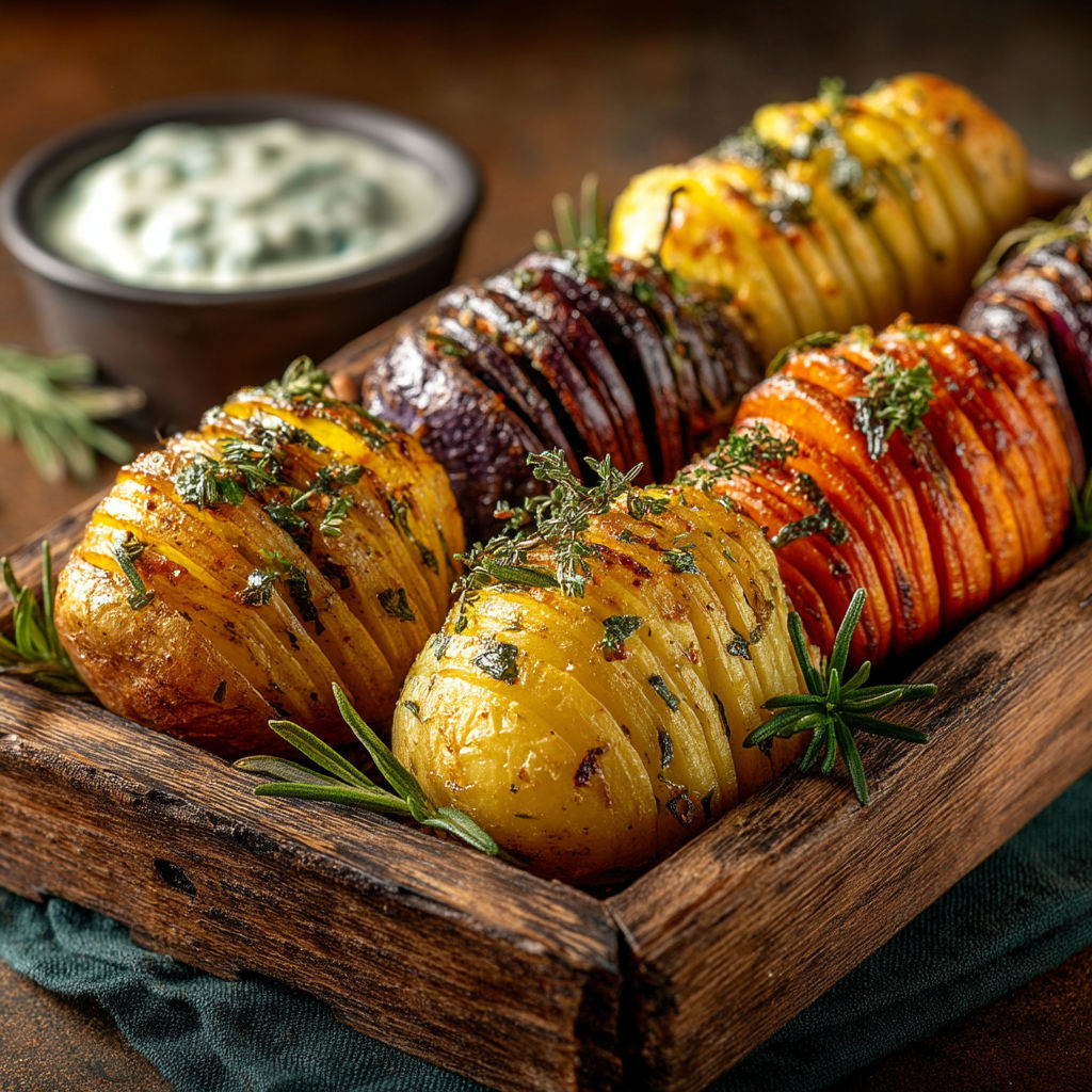 A wooden tray with a bowl of dip and a bunch of vegetables.