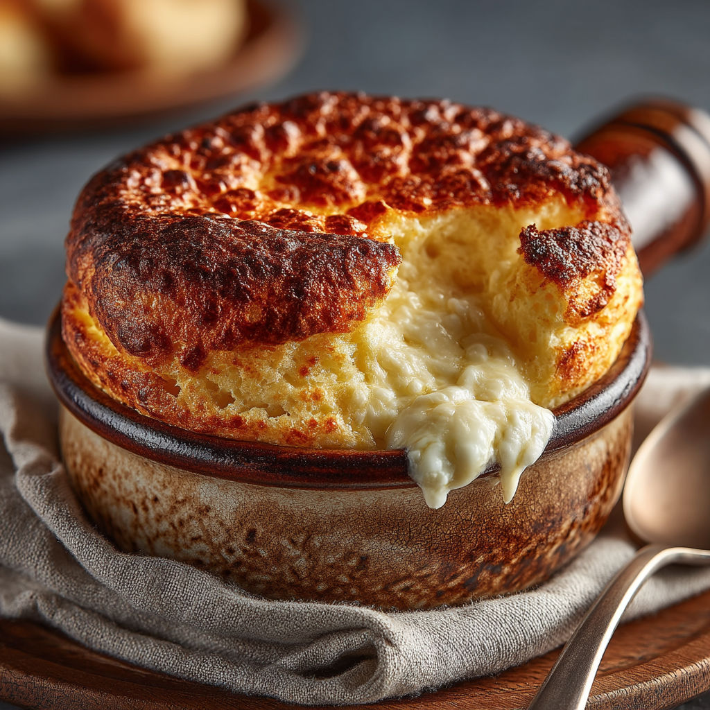 A bowl of food with a spoon in it.