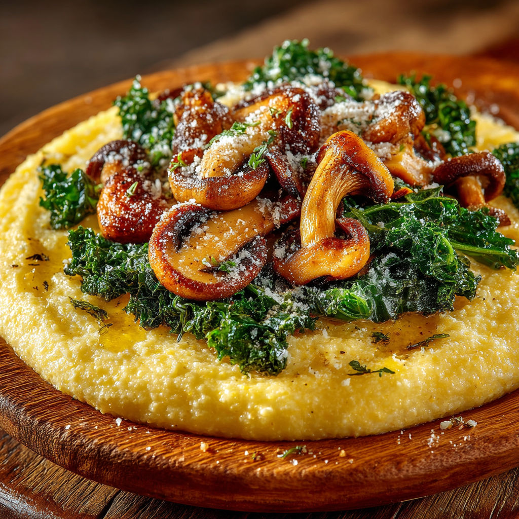 A plate of food with mushrooms and broccoli on it.