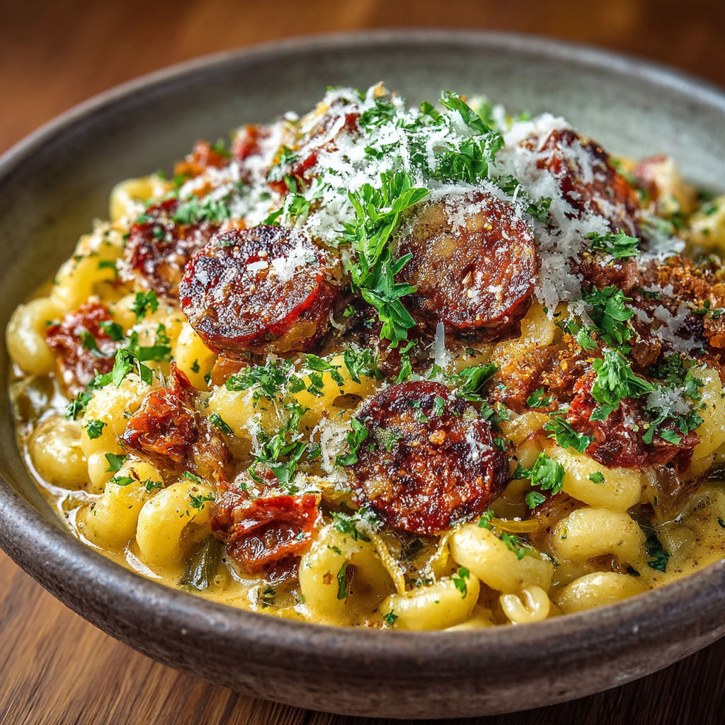 Ma recette du coquillotto chorizo & poireaux.