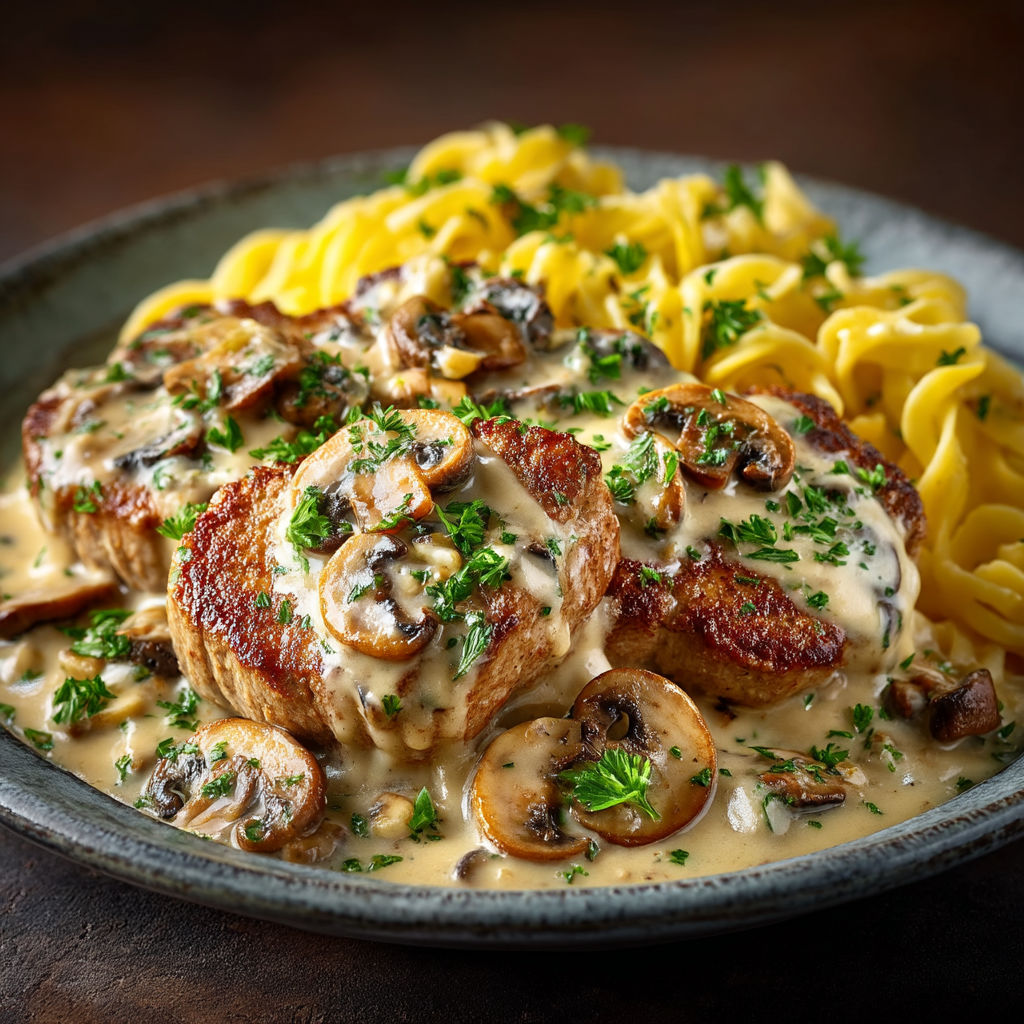 Ma recette d'escalope de veau à la crème.