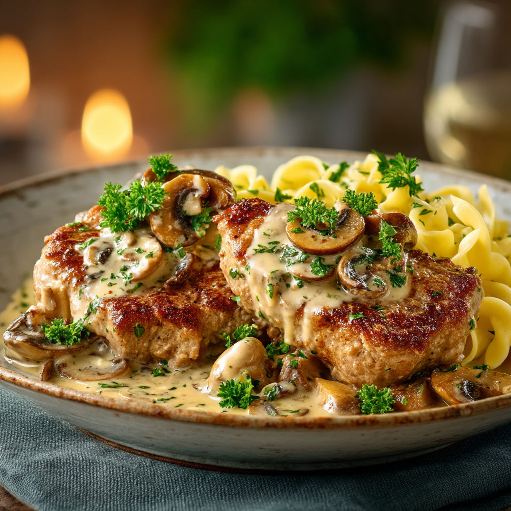 Ma recette d'escalope de veau à la crème.