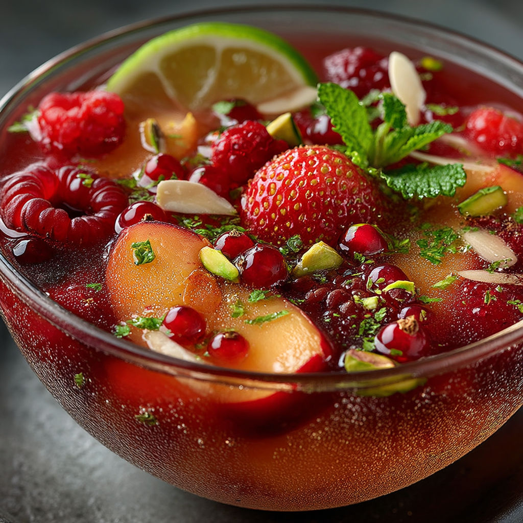 Ma recette de soupe de fruits bourguignonne.