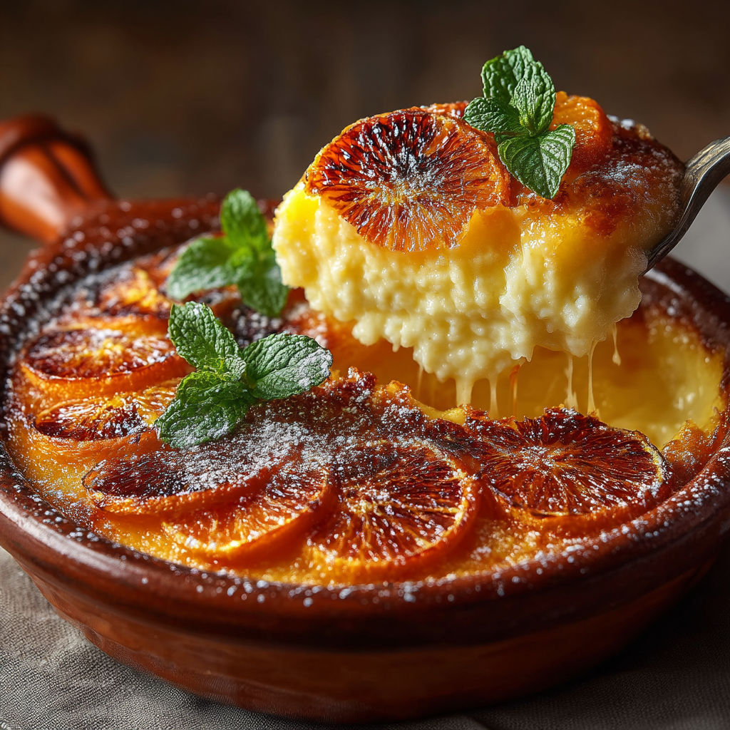 Ma recette de gratin d'orange.
