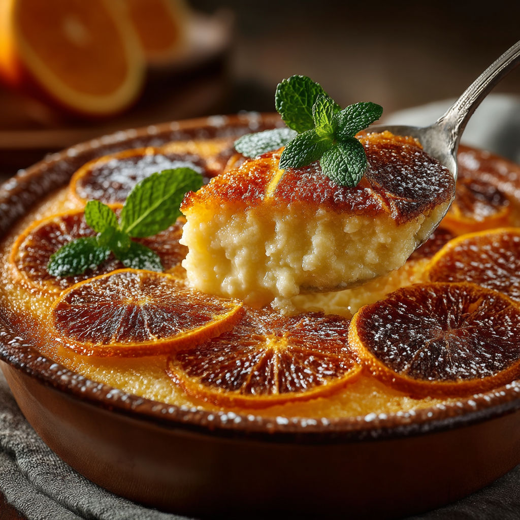 Ma recette de gratin d'orange.