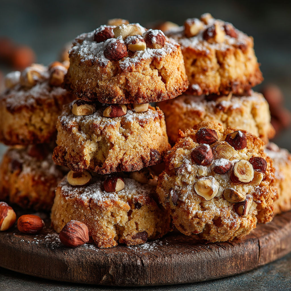 Des crêpes au sucre et aux noix.