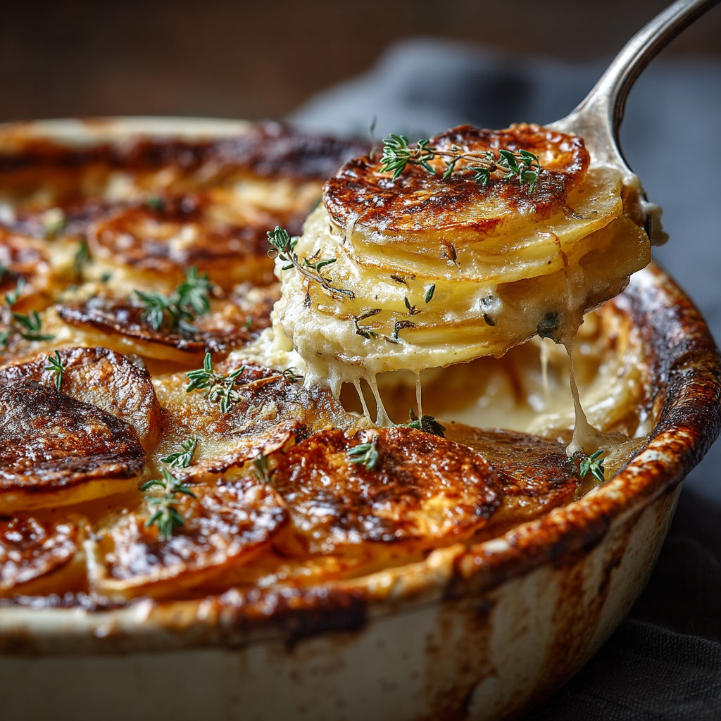 Une recette de pommes boulangères.